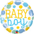Baby Boy Dots <br> 18” New Baby Balloon